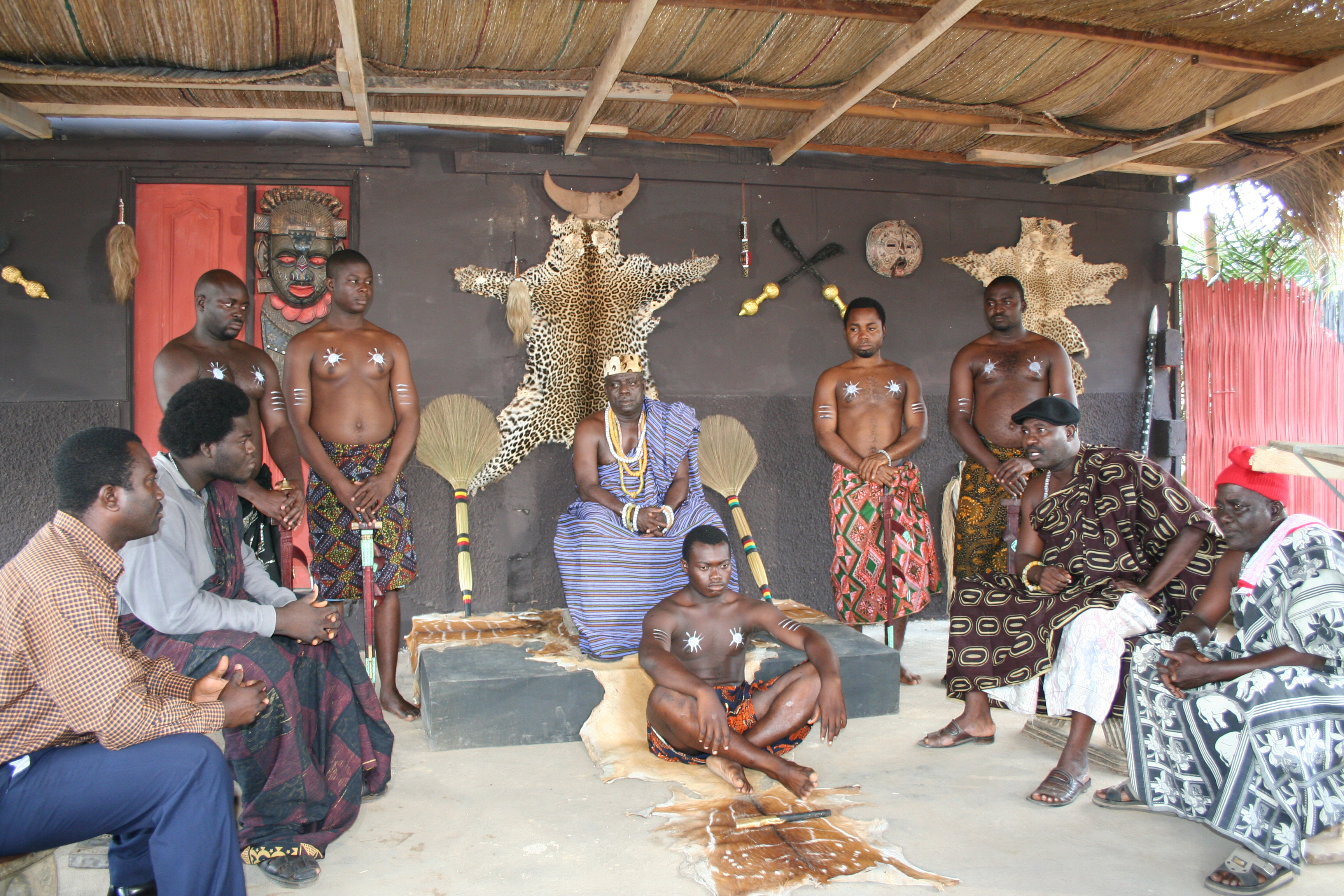 le roi traditionel de Kubikope