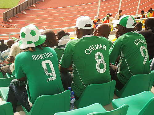 Supporter nigérians au Ghana en 2008 - Photo : Oluniyi David Ajao, Flickr