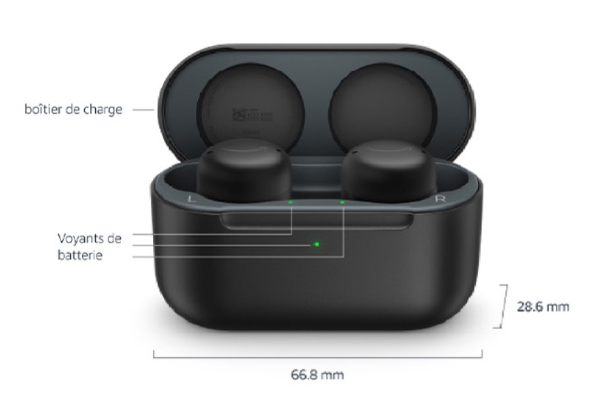 Echo Buds 2nd G sans fil Noise Cancelling Casque & Alexa Blanc